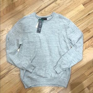 Jachs Dorchester slub cotton crew neck sweater